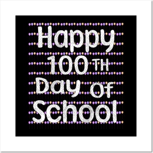 Happy 100 days of school Posters and Art